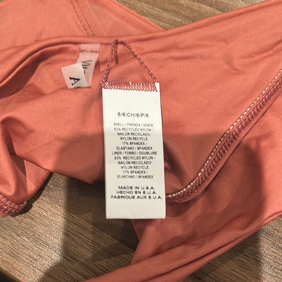 Vitamin A Coral Bikini Bottom - Picture 5 of 5